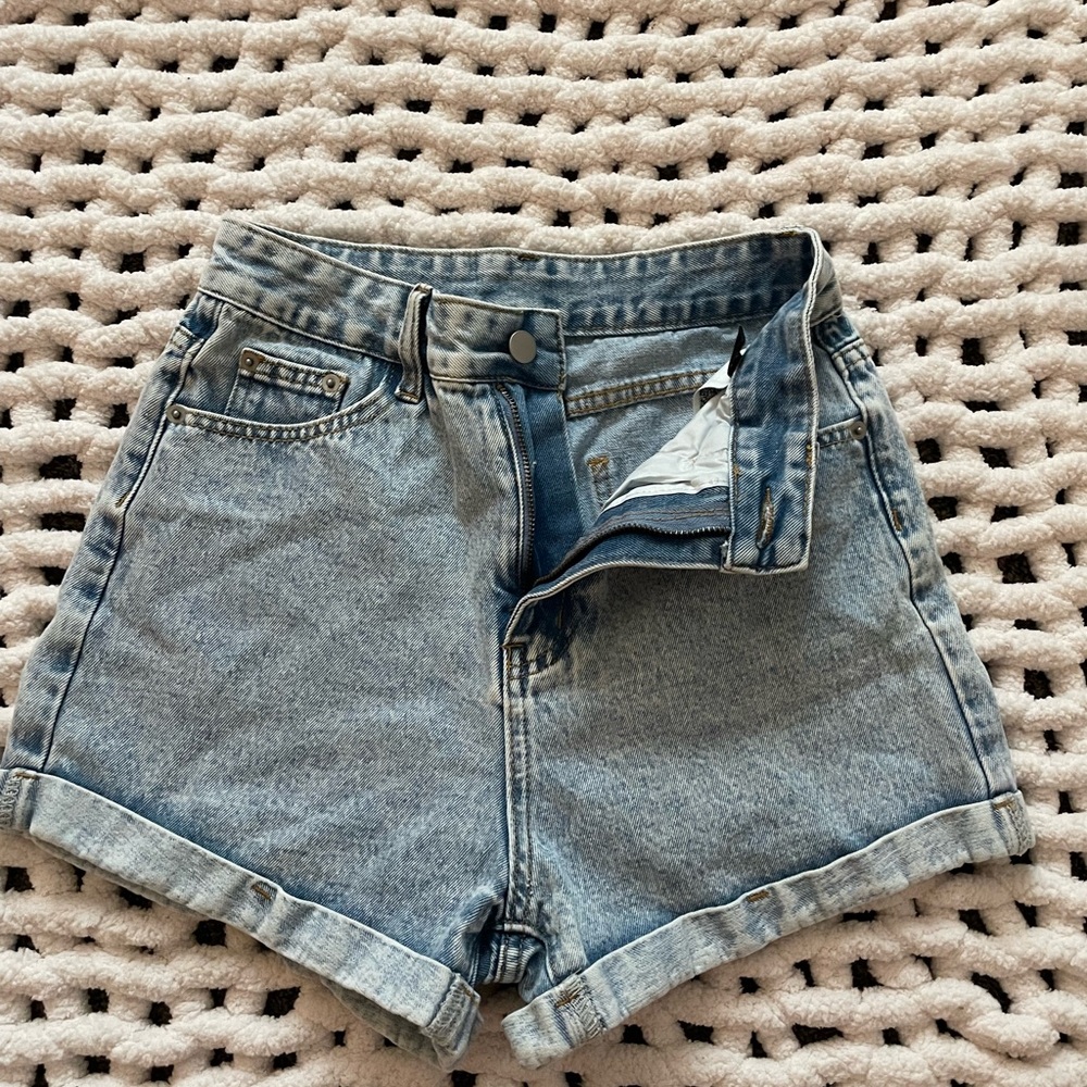 SHEIN Light Blue Jean Shorts